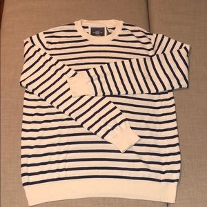 H&M Logg Striped Knit Sweater